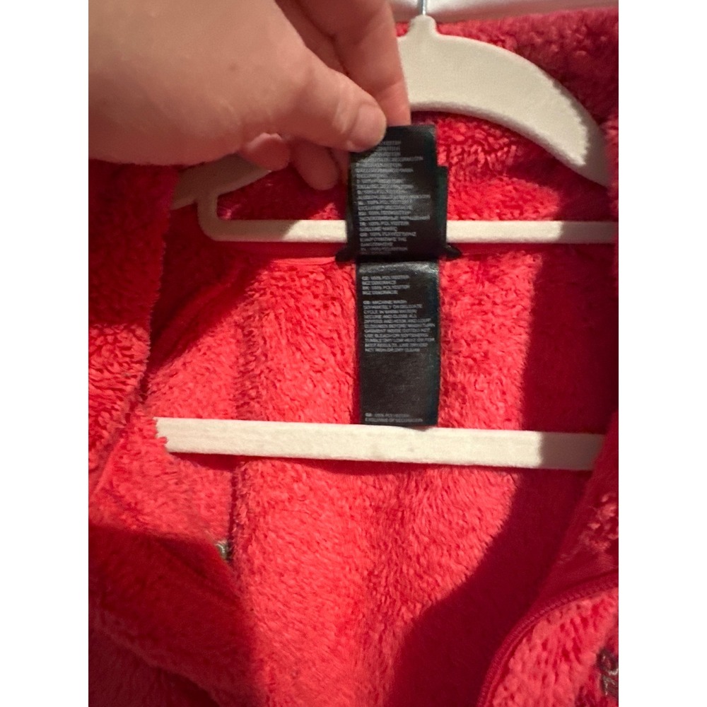 The North Face Osito Jacket Womens Medium Hot Pink Full Zip High Pile Fleece - Picture 5 of 7